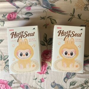 Pop Mart Labubu Have A Seat Figure - Cream